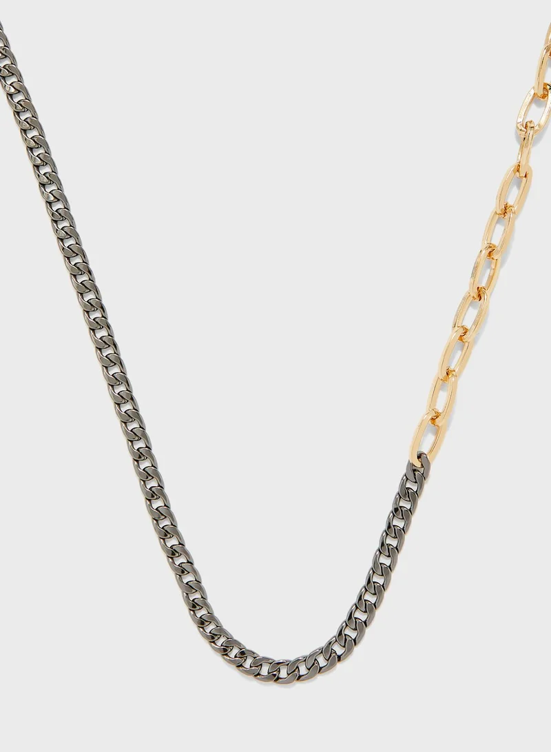 Wild For The Weekend Mixed Chain Necklace