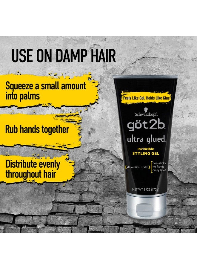 Got2b جل تصفيف فائق الالتصاق لا يقهر 2 أنبوب 6 أونصات + 1 أنبوب سفر 1.25 أونصة - Image 5