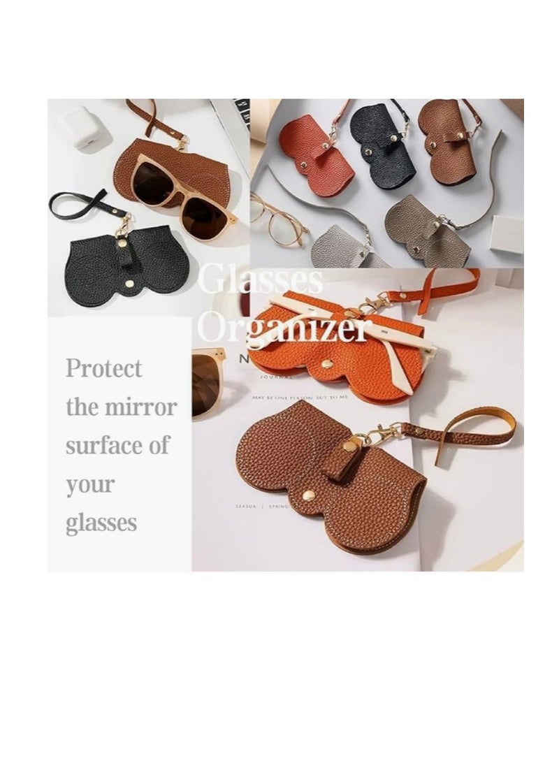 Generic 3 Pack Soft Sunglasses Case, Sunglasses Case Soft, Soft Sunglasses Pouch, Sunglass Case Soft, Slim Eyeglass Case With Wrist Strap  - Image 4