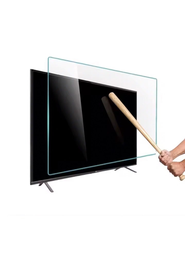 32 inch Clear Acrylic HD 4K TV Screen Protector, Anti-Scratch, Anti-Blue Light with Removable Panel Filter and Anti-Glare  - Image 1