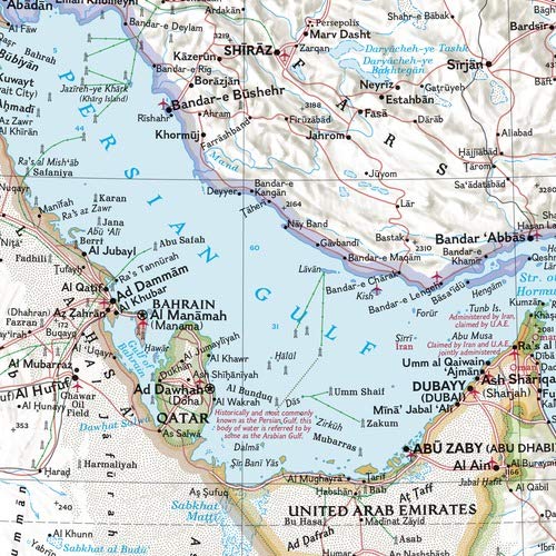 National Geographic: Middle East Wall Map - 30.25 x 23.5 inches - Art Quality Print - Image 2
