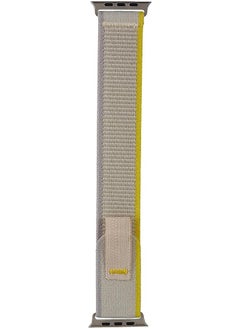 Pw Wlptiw Ylbg Paris Trail Loop Watch Strap Ultra Series 8 49 45 44 42Mm Yellow Beige