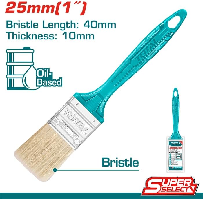 TOTAL Rubber Hand Paint Brush 1 Inch - Image 2