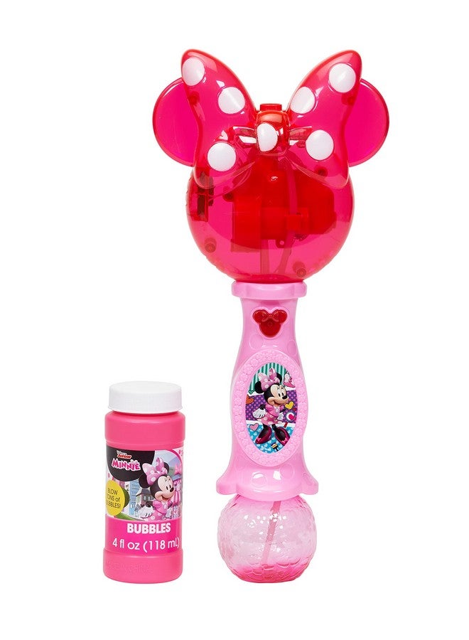 Little Kids Little Kids Disney Minnie Mouse Light and Sound Musical Bubble Wand, Includes Bubble Solution, Plastic, Multi (2051) - Image 4
