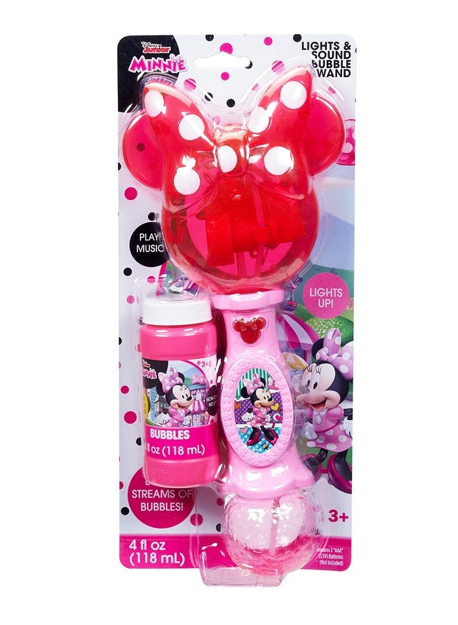 Little Kids Little Kids Disney Minnie Mouse Light and Sound Musical Bubble Wand, Includes Bubble Solution, Plastic, Multi (2051) - Image 5