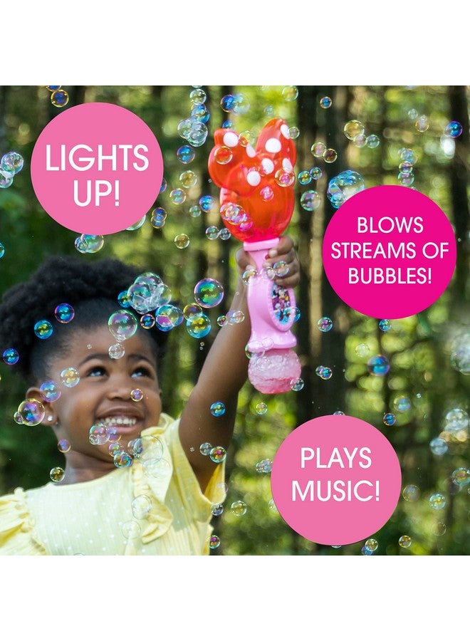 Little Kids Little Kids Disney Minnie Mouse Light and Sound Musical Bubble Wand, Includes Bubble Solution, Plastic, Multi (2051) - Image 2