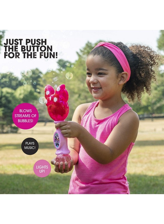Little Kids Little Kids Disney Minnie Mouse Light and Sound Musical Bubble Wand, Includes Bubble Solution, Plastic, Multi (2051) - Image 3