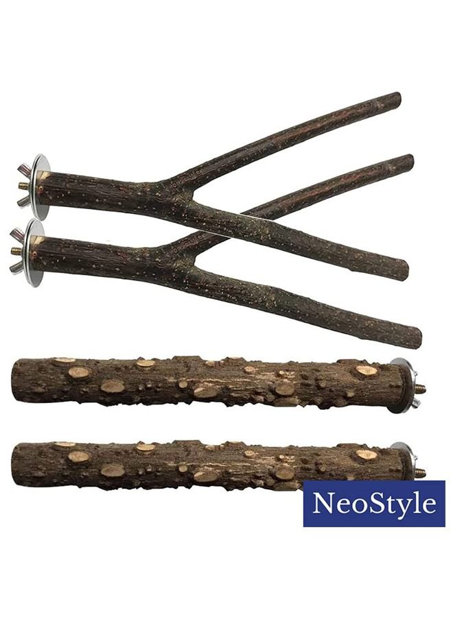 Neostyle Neostyle Parrot Toy Birds Stand Four Piece  - Image 1