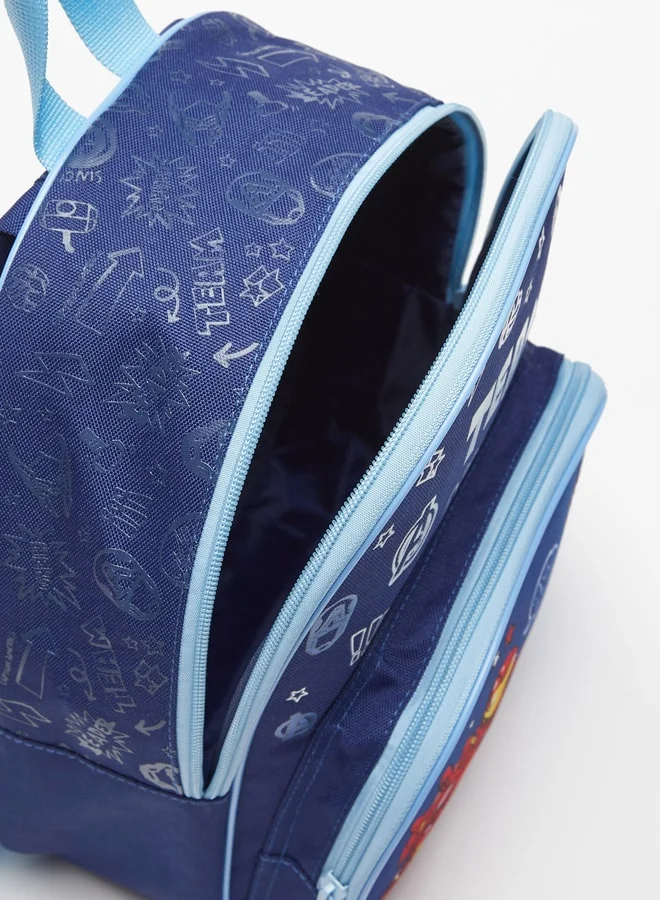 مارفل Avengers Print Backpack with Adjustable Shoulder Straps