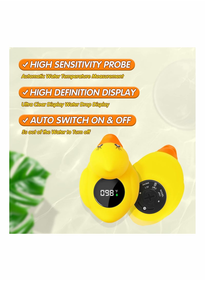 SYOSI Baby Bath Thermometer Digital Bathtub Temperature Thermometer Kids Bathroom Safety Bathing Floating Toy For Infant Newborn  - Image 2