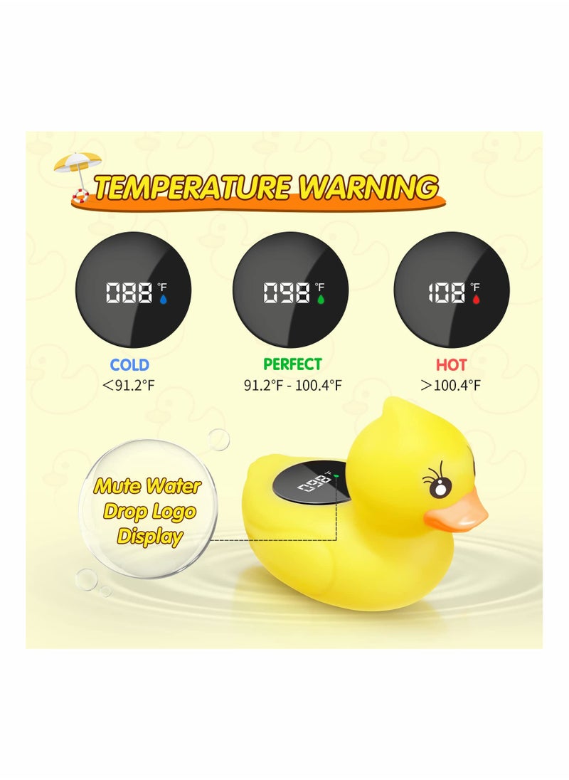 SYOSI Baby Bath Thermometer Digital Bathtub Temperature Thermometer Kids Bathroom Safety Bathing Floating Toy For Infant Newborn  - Image 4