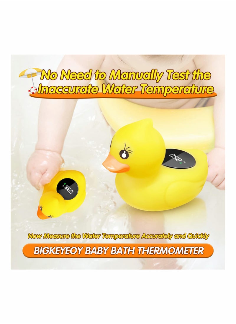 SYOSI Baby Bath Thermometer Digital Bathtub Temperature Thermometer Kids Bathroom Safety Bathing Floating Toy For Infant Newborn  - Image 3