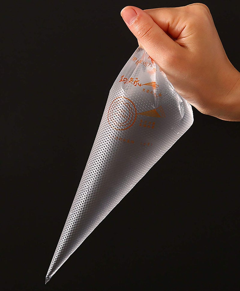 YYaaloa Piping Pastry Bag Pack of 100 Plastic Disposable Cream Pastry Bag Cake Icing Sugarcraft Cupcake Piping Decorating Tool For Baking Supplies (Small 25.5CMx26CMx15.5CM) - Image 5