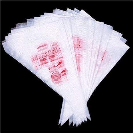 YYaaloa Piping Pastry Bag Pack of 100 Plastic Disposable Cream Pastry Bag Cake Icing Sugarcraft Cupcake Piping Decorating Tool For Baking Supplies (Small 25.5CMx26CMx15.5CM) - Image 2