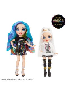 RAINBOW HIGH Jr High Series 2 Amaya Raine 9" Rainbow Posable Fashion Doll With Designer Accessories And Open/Close Backpack. Great Toy Gift For Kids Ages 6 12 Years Old & Collectors  - Image 5