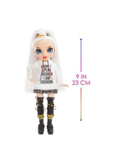 RAINBOW HIGH Jr High Series 2 Amaya Raine 9" Rainbow Posable Fashion Doll With Designer Accessories And Open/Close Backpack. Great Toy Gift For Kids Ages 6 12 Years Old & Collectors  - Image 4