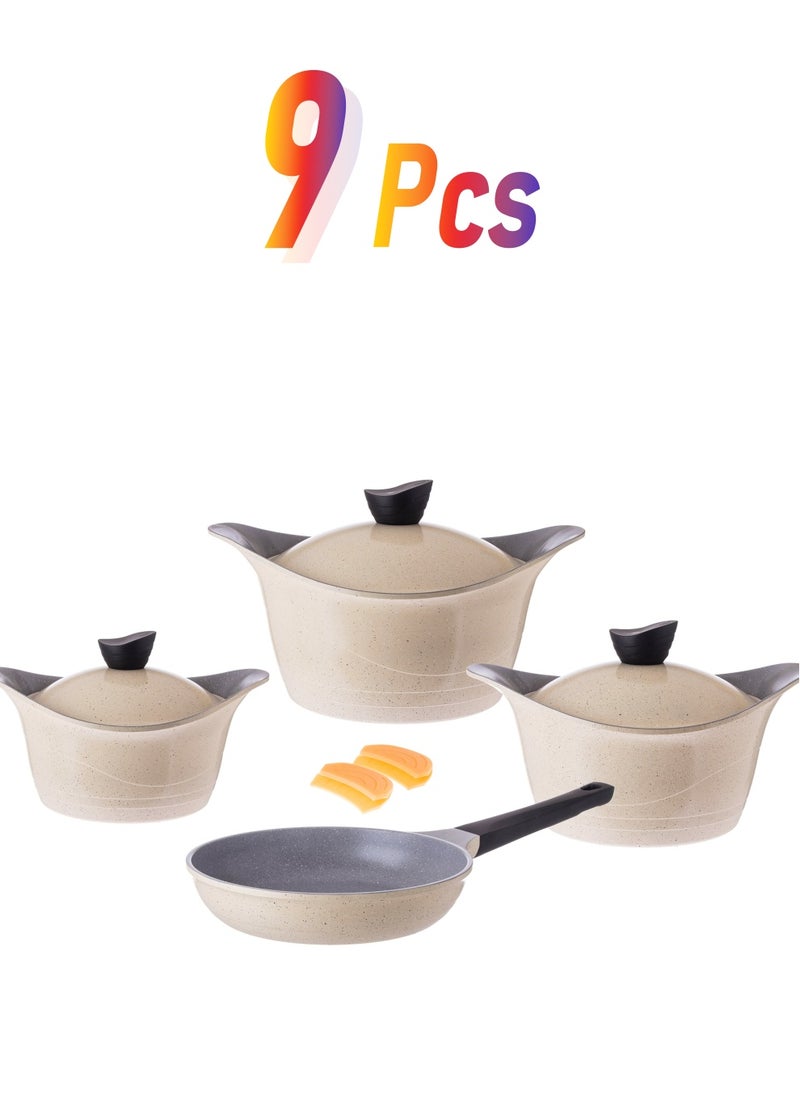 Badraig Granite cookware set 9 pieces Saudi industry  - Image 1