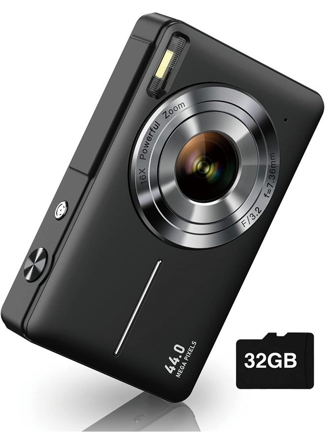 Generic - Digital Camera, FHD 1080P Camera, Digital Point and Shoot Camera with 16X Zoom Anti Shake, Compact Small Camera for Boys Girls Kids - Image 1