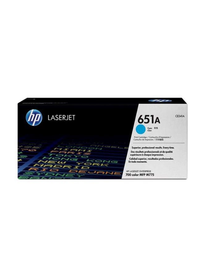 651A Original LaserJet Toner Cartridge Cyan