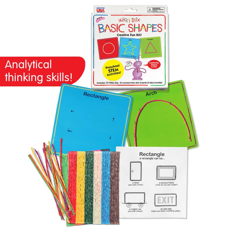 WikkiStix Wikki Stix Basic Shapes Cards Kit - Image 4