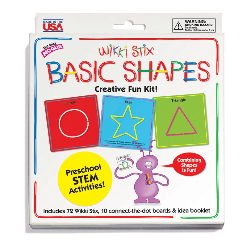 WikkiStix Wikki Stix Basic Shapes Cards Kit - Image 1