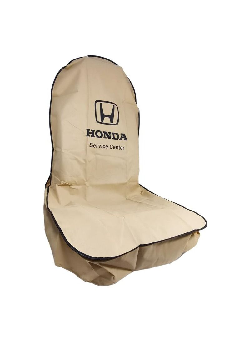هوندا غطاء حماية عالمي لمقعد السيارة من الغبار والأوساخ حماية إضافية لمقعدك 2 قطعة مجموعة غطاء مقعد السيارة بيج - Image 5