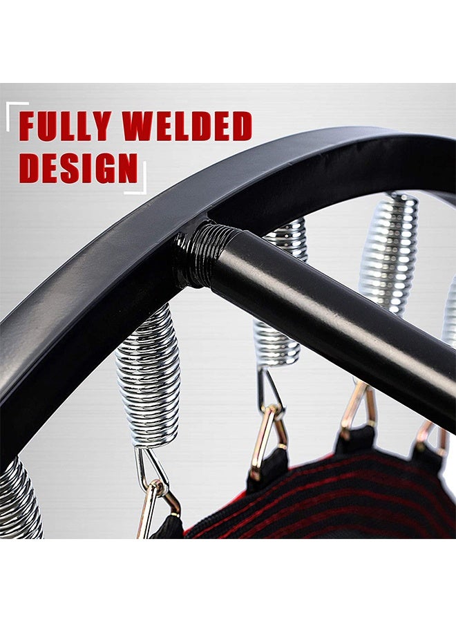 تودي جي هو ترامبولين ، ترامبولين قابل للطي صغير المحمول ، في المنزل ، ترامبولين ممارسة اللياقة البدنية للأطفال / الكبار ، أقصى حمولة 300 كجم - Image 5