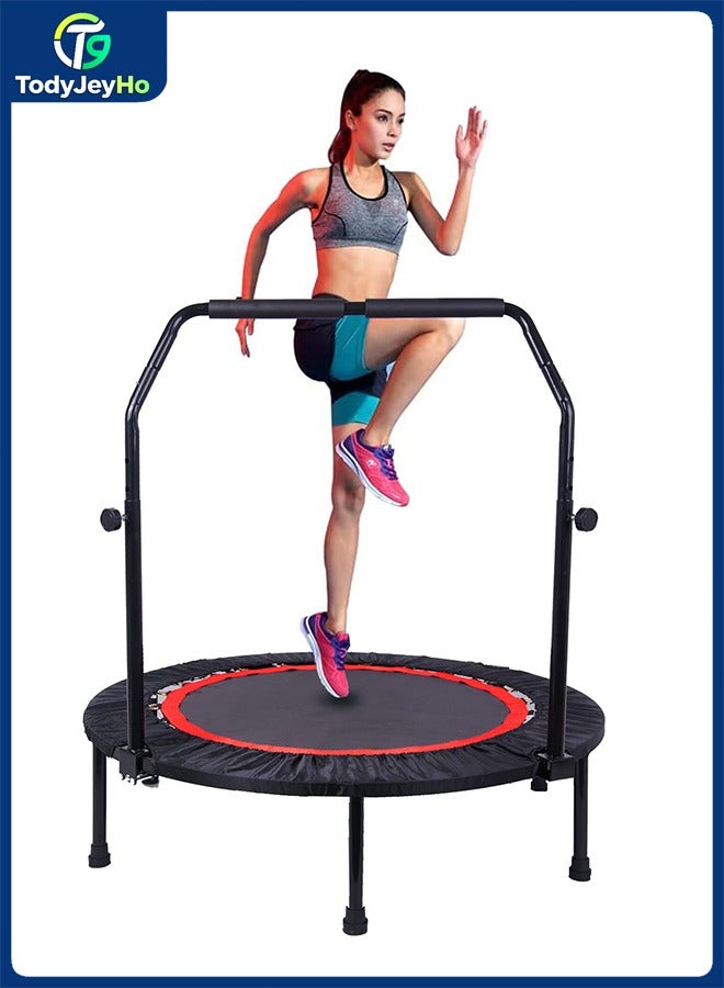 تودي جي هو ترامبولين ، ترامبولين قابل للطي صغير المحمول ، في المنزل ، ترامبولين ممارسة اللياقة البدنية للأطفال / الكبار ، أقصى حمولة 300 كجم - Image 1