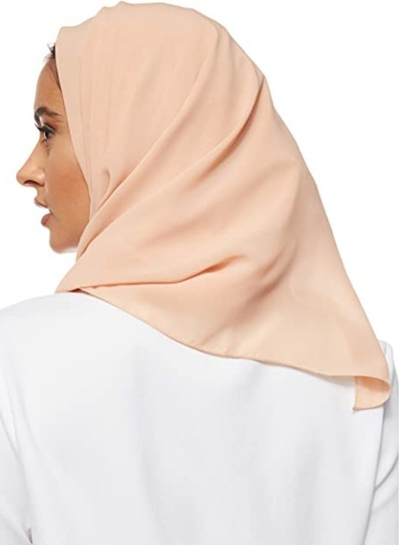 إلترازون "Wrap Yourself in Elegance: Fashionable Solid Color Bubble Chiffon Scarf for Women - Soft Hijab Long Scarf Wrap Scarves" - Image 2