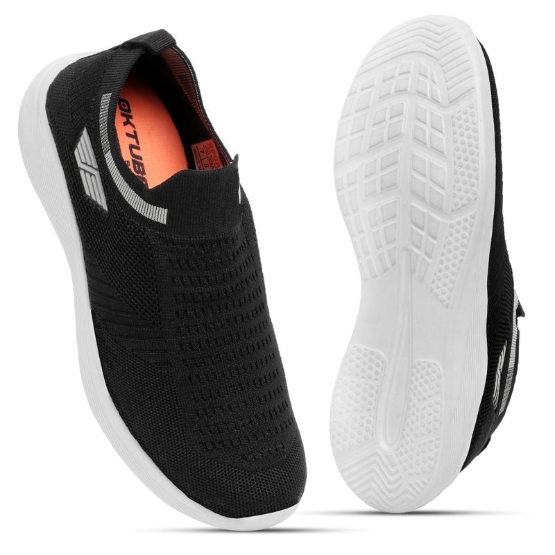 OAKMEN أحذية رياضية كاجوال خفيفة الوزن باللون الأسود للرجال - Image 4