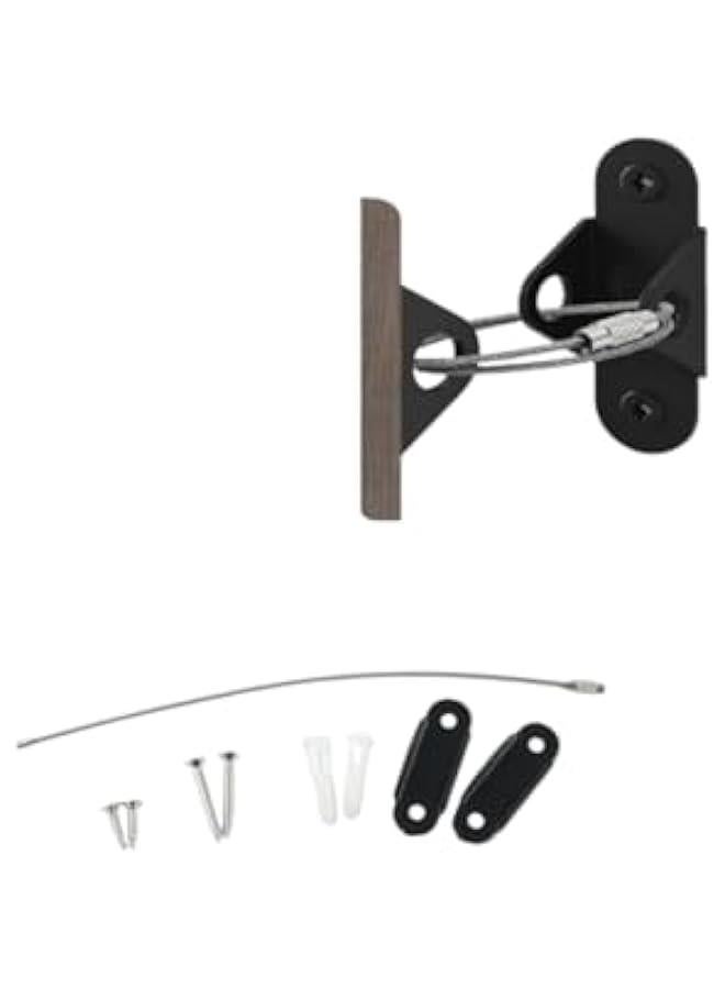 هوكور HOOKOR Furniture anti tipping fixator for child safety and anti tipping buckle，10 Pcs Anti Tip Furniture Wall Anchors, Earthquake Resistant Furniture Straps,Baby Proofing Metal Furniture Straps - Image 1