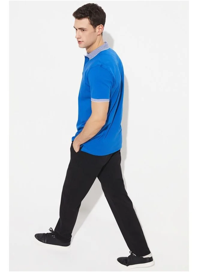 JUNE June Exclusive Men Regular Fit Side Pocket Chino Trouser Black