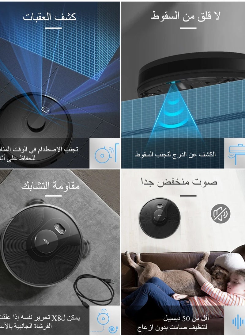 Abir - Abir X8 Robot vacuum cleaner with Laser System - Image 1