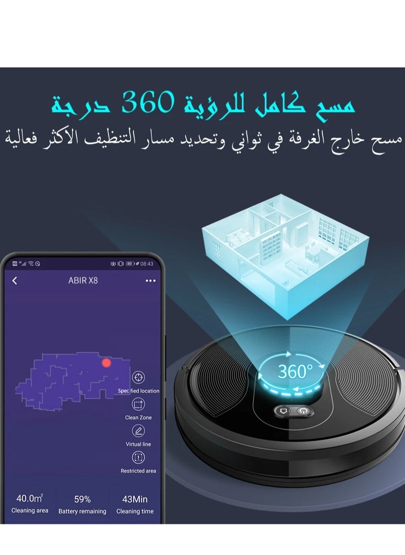 Abir - Abir X8 Robot vacuum cleaner with Laser System - Image 1