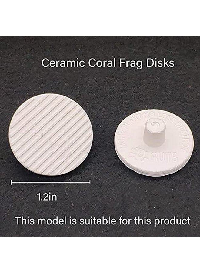 kcrygogo 13 Plug Holes Coral Frag Rack Clear Acrylic Holder for Aquarium Fish Tank - Button Reef Broken Frame With Enhanced Suction Cup (2 Pack) - Image 5