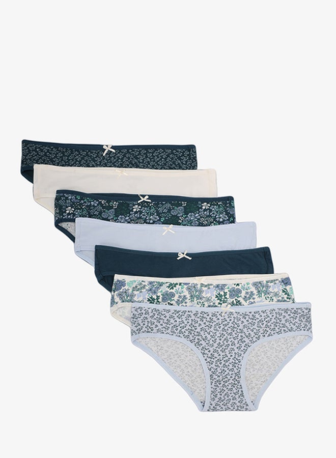 Carina Pack of 7 Colored Bikini Panties - Image 1