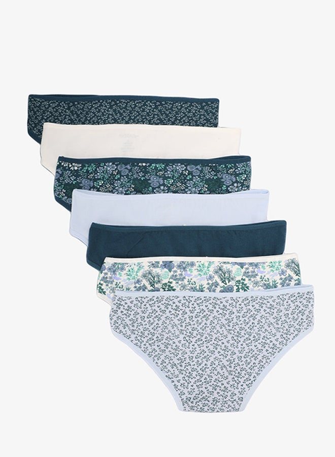 Carina Pack of 7 Colored Bikini Panties - Image 2