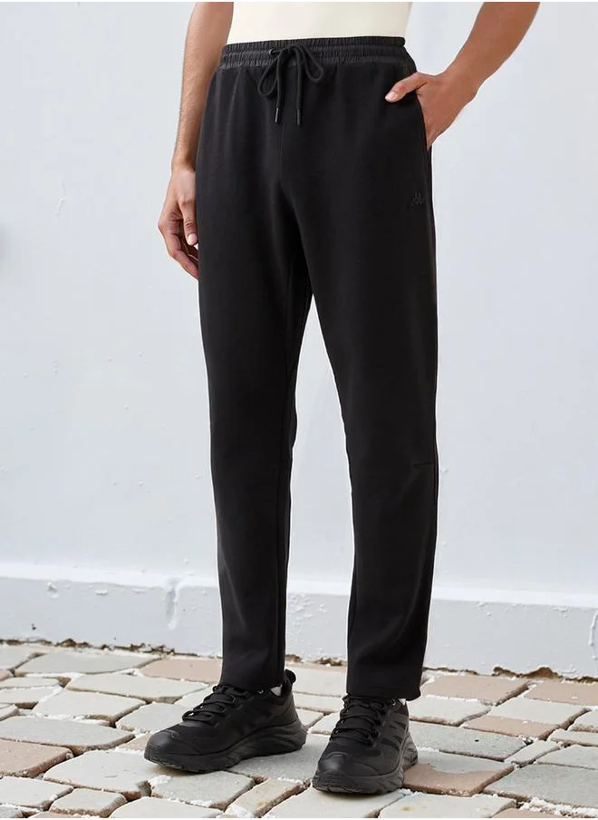 كابا Kappa Logo Detail Pants with Drawstring Closure and Pockets