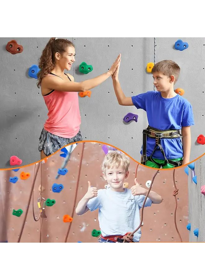 10Pcs Climbing Rocks Set For Kids Indoor Outdoor Balance Strength Training - Image 5