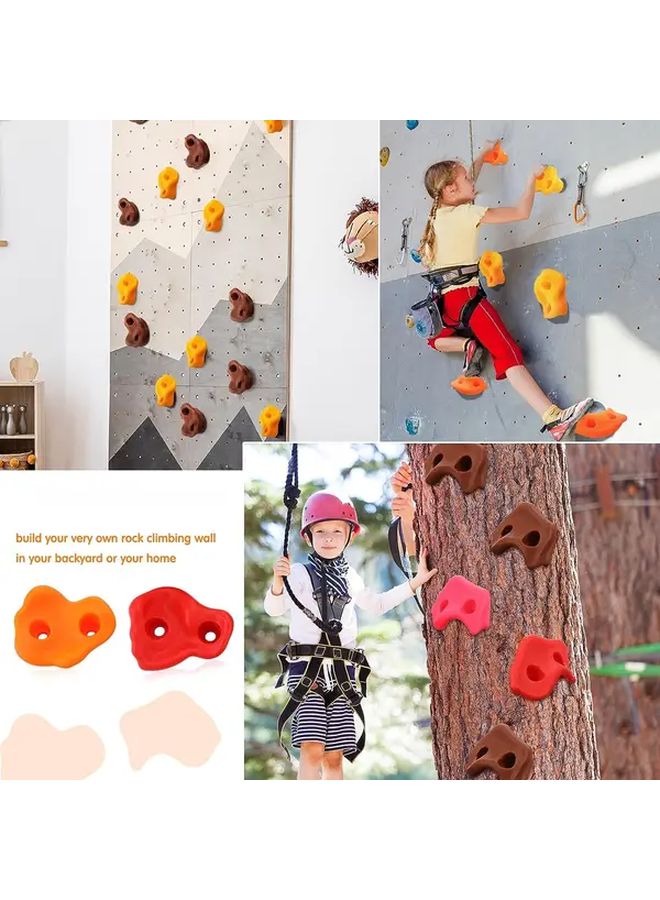 10Pcs Climbing Rocks Set For Kids Indoor Outdoor Balance Strength Training - Image 3