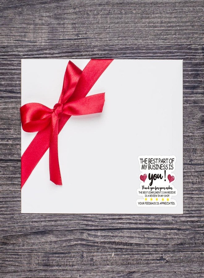Wailozco The Best Part of My Business is You Stickers,Thank You for Your Order Sticke,Review Stickers for Small Business Mail Package Packing 500 Labels Per Roll - Image 4