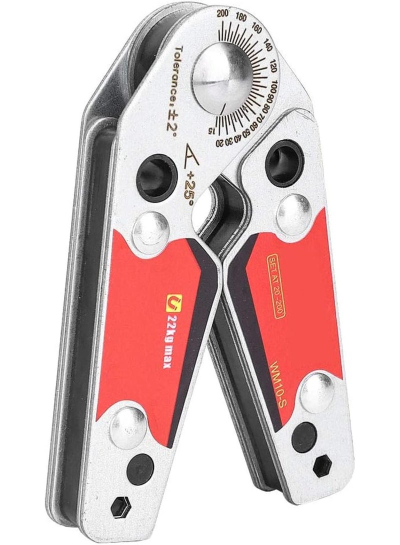 GGOOT Welding Magnetic Welding Clamp Holder, 20°-200° Adjustable Angles with Wrench, Welder Tool Accessories for Construction and Hardware Processing Industries  - Image 1