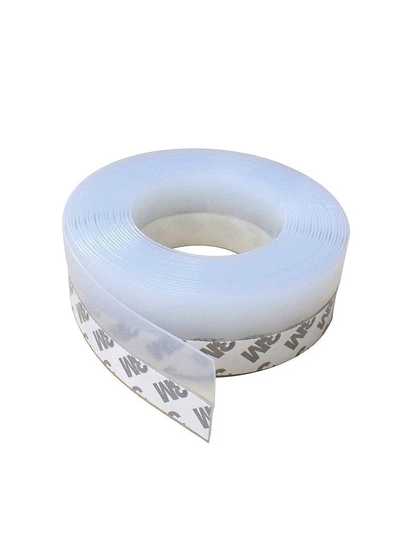 Divik Divik Silicone Door Seal Strips Soundproof Weather Stripping Windproof Door Self Adhesive Sealing Sticker for Window Gaps Insect Bottom of Side Door Tape for Home 3 Meter  - Image 1