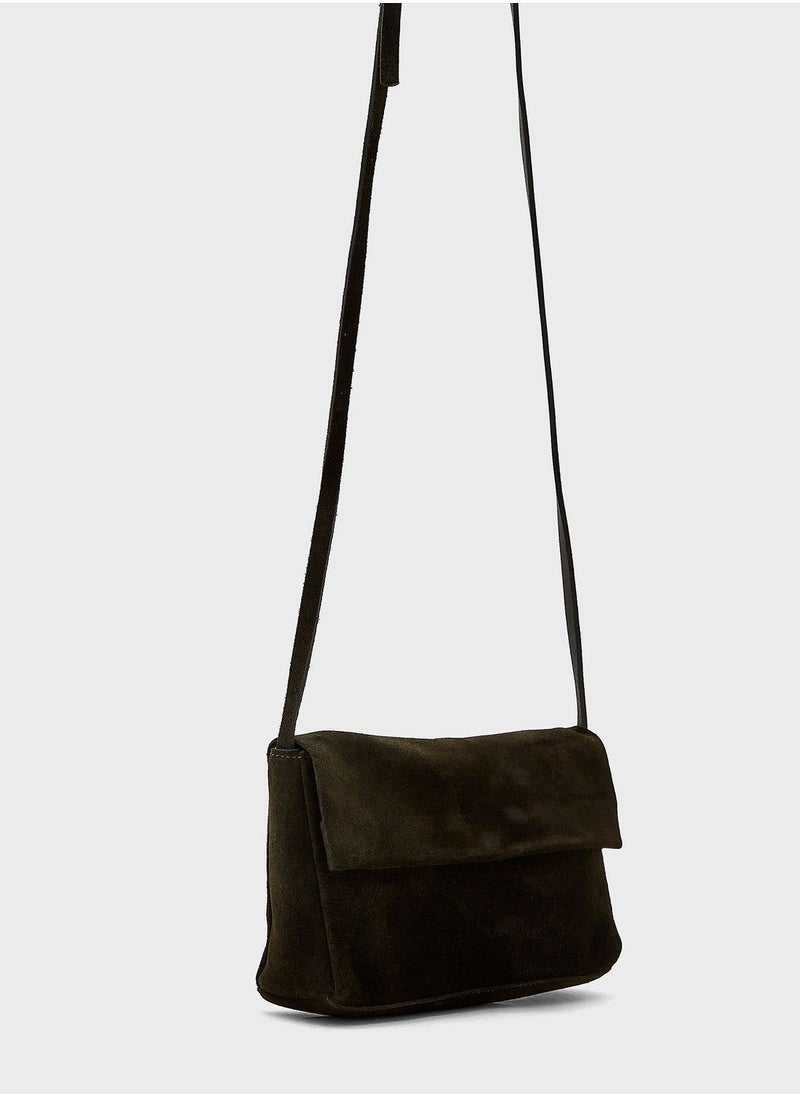 ONLY - Suede Crossover Bag - Image 1