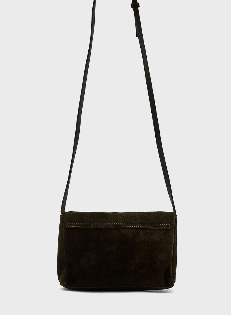 ONLY Suede Crossover Bag