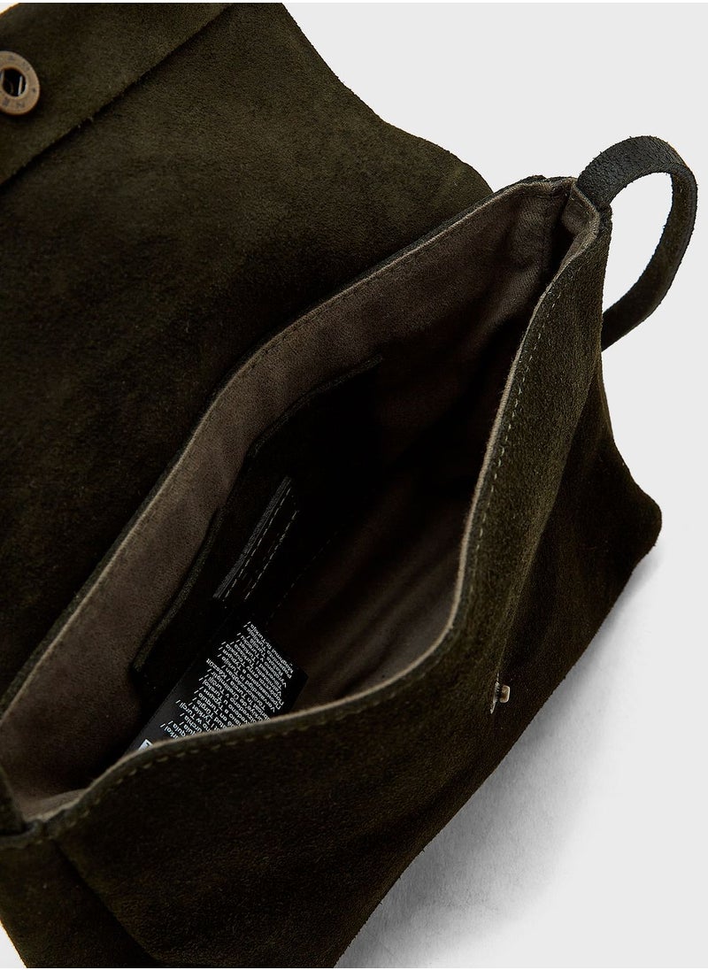ONLY - Suede Crossover Bag - Image 1