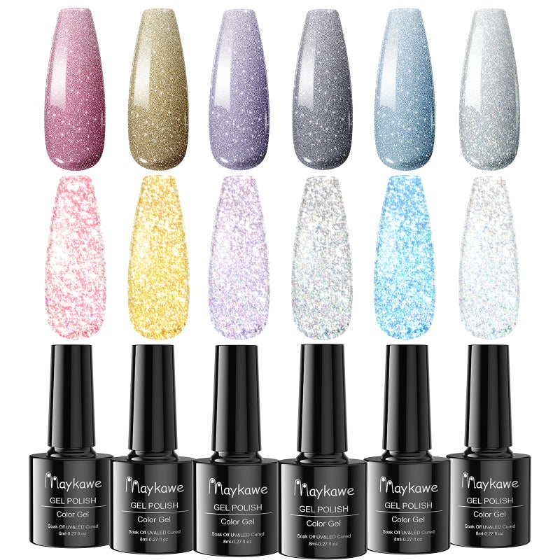 6-Color nail polish glue, special phototherapy glue for nail salons - Image 1