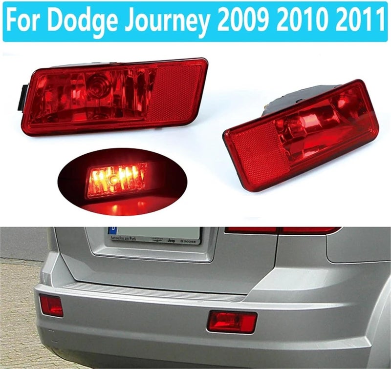 Wear resistant upgraded material Car Rear Bumper Reflector Brake Light Warning With Bulb For Dodge Journey 2009 2010 2011 Fog Lamp Assembly 5178272AB(Left and Right) All region coverage Affordable fast purchase options Ventilated design Classic design alternatives Organized shipment arrange Long lasting universal build Multi-purpose fine material Spec upgraded improved quality Smooth joint Simplified versatile design Defect free upgraded substance Multi-use well-engineered build Updated modern design General need oriented design Season change compatible build Any KSA address orderable Reliable daily use design Various fittings Bug proof seal Transit damage prevent build Nationwide courier network Proper storage environment Stable inert material Trendy budget practical design - Image 2