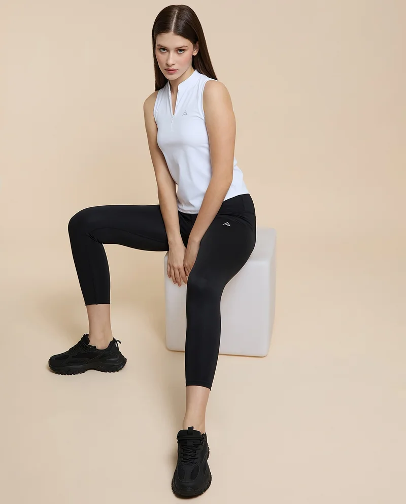 R&b  Logo Detail Sleeveless Active Top for Women | Best Price UAE