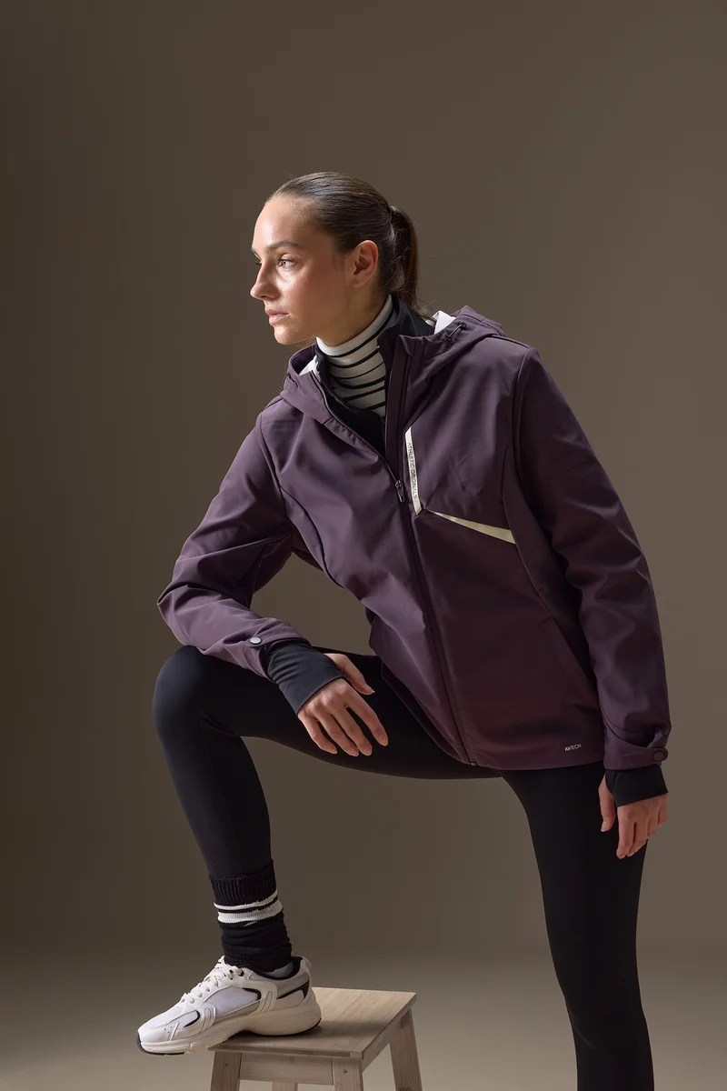 Defacto  DeFactoFit Slim Fit Hooded Waterproof Jacket for Women | Best Price UAE